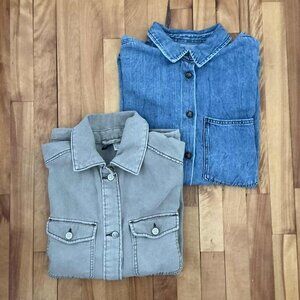 H&M & Reitmans shacket duo